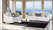 Turnham Sofa & Loveseat Set – Black/White