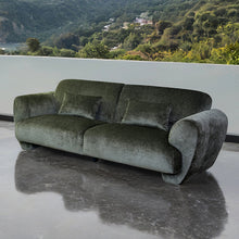 Trevisan Sofa & Loveseat Set – Olive Green