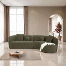 Revello Sectional – Olive Green