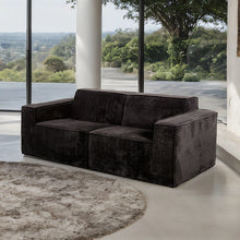 Kimara Sofa & Loveseat Set – Black