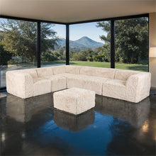 Nappi Large L-Sectional w/ Ottoman (Compressed Foam) – Sand