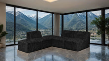 Nappi L-Sectional (Compressed Foam) – Black