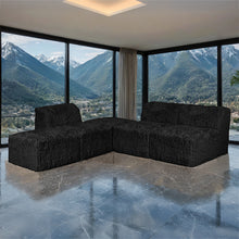 Nappi L-Sectional (Compressed Foam) – Black
