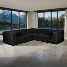 Nappi L-Sectional (Compressed Foam) – Black