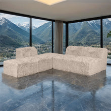 Nappi L-Sectional (Compressed Foam) – Taupe