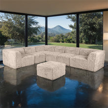 Nappi Large L-Sectional w/ Ottoman (Compressed Foam) – Taupe