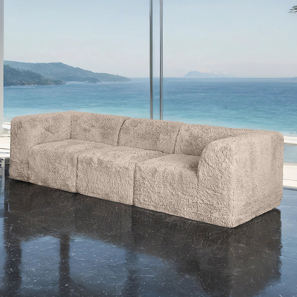 Nappi Sofa & Loveseat Set – Taupe