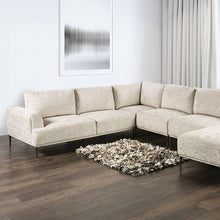 Gladbach J-Shaped Sectional – Light Brown