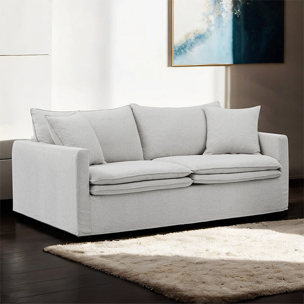 Crayford Sofa & Loveseat Set – Light Gray