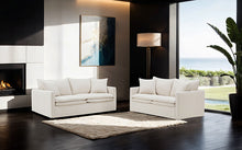 Crayford Sofa & Loveseat Set – Taupe