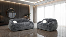 Darwen Sofa & Loveseat Set – Dark Gray