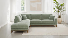 Watton Sectional, Left Chaise – Olive Green