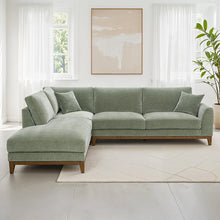 Watton Sectional, Left Chaise – Olive Green