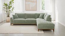 Watton Sectional, Right Chaise – Olive Green