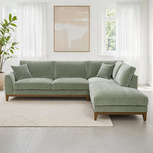 Watton Sectional, Right Chaise – Olive Green