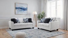 Enea Sofa & Loveseat Set – Light Gray