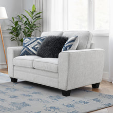 Enea Sofa & Loveseat Set – Light Gray