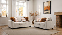 Enea Sofa & Loveseat Set – Taupe