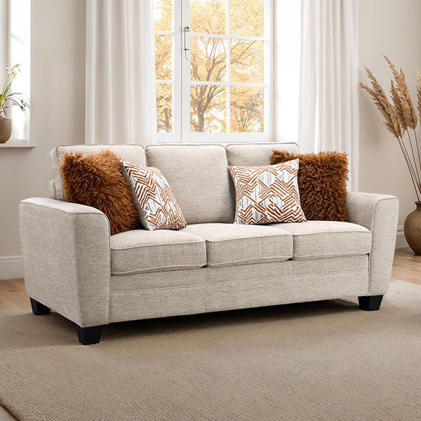Enea Sofa & Loveseat Set – Taupe