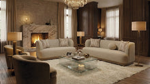 Sarabi Sofa + Loveseat – Light Brown