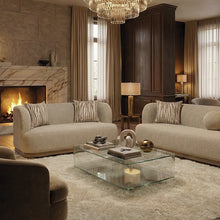 Sarabi Sofa + Loveseat – Light Brown