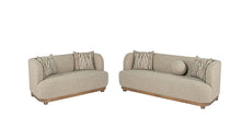 Sarabi Sofa + Loveseat – Light Brown