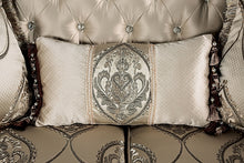 Veracruz Sofa & Loveseat Set – Dark Cherry/Beige