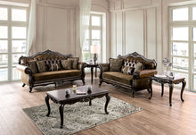 Ensenada Sofa & Loveseat Set – Dark Cherry/Brown