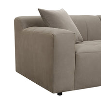 Wigston Sectional – Mocha Brown