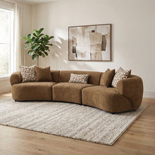 Keynes Sectional – Camel Brown