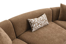 Keynes Sectional – Camel Brown