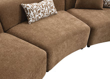 Keynes Sectional – Camel Brown