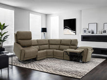 Orpheus Power Sectional w/ Lift Chair – Brown