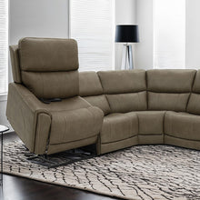 Orpheus Power Sectional w/ Lift Chair – Brown