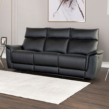 Bienne Reclining Sofa & Loveseat Set – Black