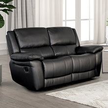 Glarus Reclining Sofa & Loveseat Set – Black