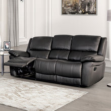 Glarus Reclining Sofa & Loveseat Set – Black