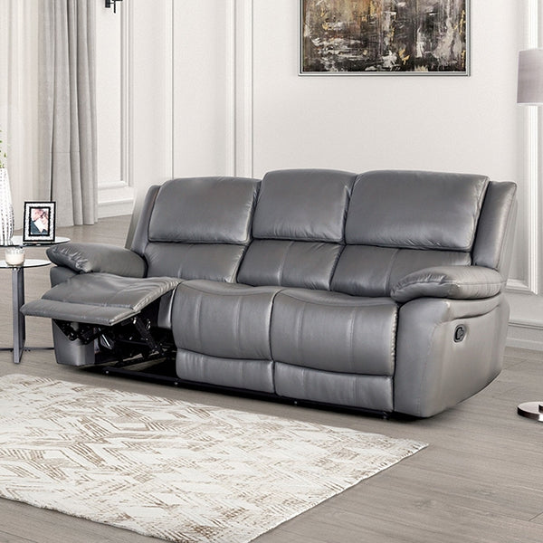 Glarus Reclining Sofa & Loveseat Set – Dark Gray