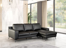 Stordal Sectional, Right Chaise – Black