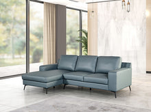 Stordal Sectional, Left Chaise – Blue