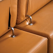 Vadso Sectional, Right Chaise – Tangerine