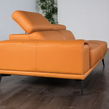 Vadso Sectional, Right Chaise – Tangerine