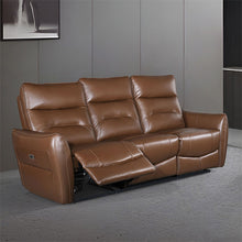 Terentius Power Reclining Sofa & Loveseat Set – Caramel Brown