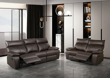 Onoria Reclining Sofa & Loveseat Set – Brown