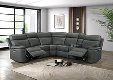 Oliverus Power Sectional – Dark Gray