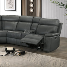 Oliverus Power Sectional – Dark Gray