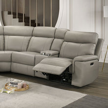 Oliverus Power Sectional – Taupe