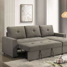 Giorgi Sectional w/ Pullout – Light Brown