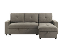Giorgi Sectional w/ Pullout – Light Brown