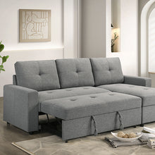 Giorgi Sectional w/ Pullout – Gray